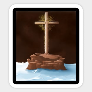 Cross Sticker